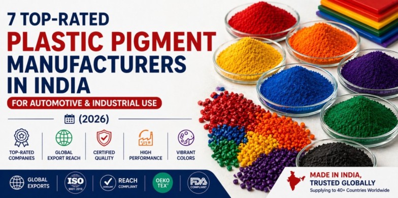 7 Top-Rated Plastic Pigment Manufacturers in India for Automotive & Industrial Use (2026)
